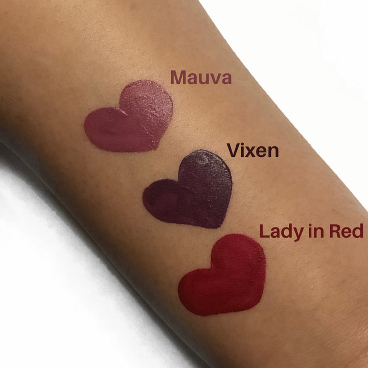 Velvet Matte, Lipstick swatch on Black woman, Makeup tutorial, Sample